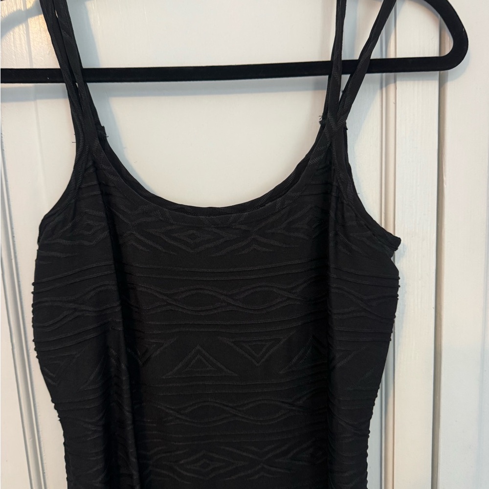 SHAPEFX Fitted Black Long ribbed‎ dress,Simple, Shaping & Stunning. Size 8 NEW - Picture 2 of 16